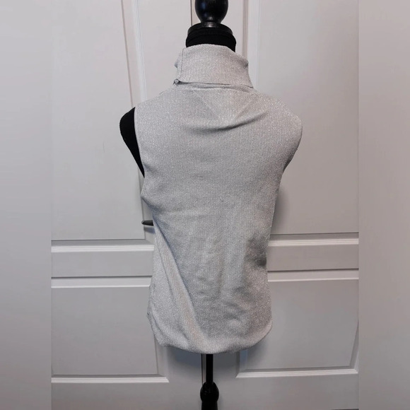 Tommy Hilfiger Denim | Sparkly Sleeveless Turtleneck Top | Size XL - Picture 8 of 11